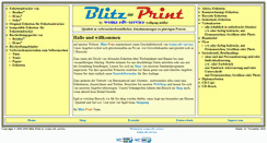 Desktop Screenshot of blitz-print.de
