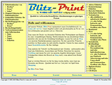 Tablet Screenshot of blitz-print.de